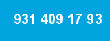 931 409 17 93 931 409 17 93